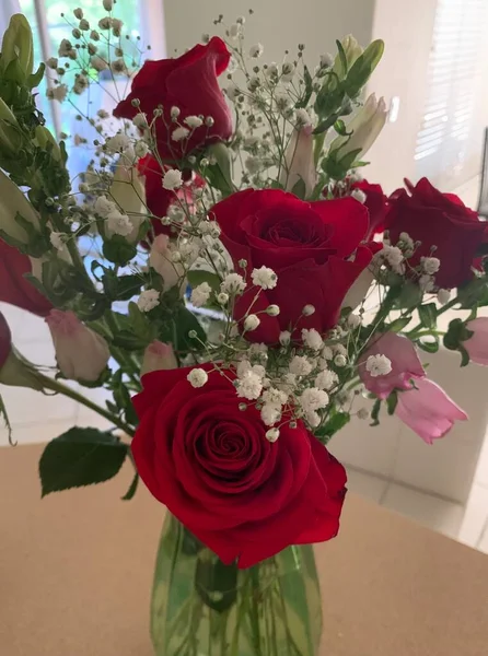 güzel kırmızı gül buketi 