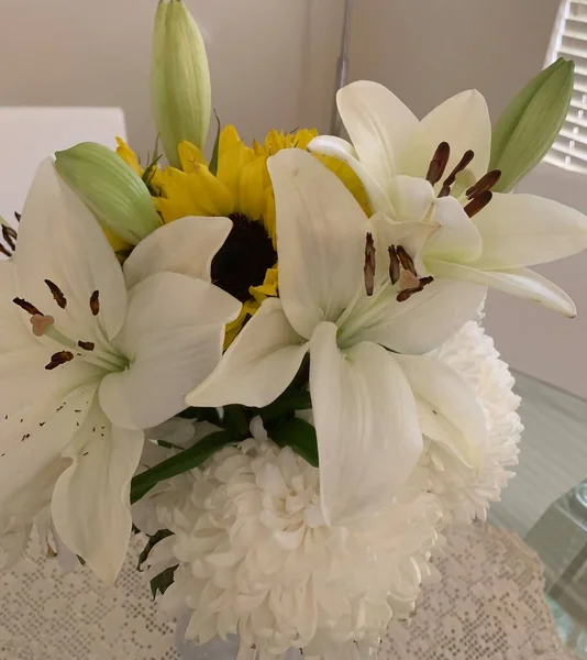 Beautiful colorful flowers and bouquets 