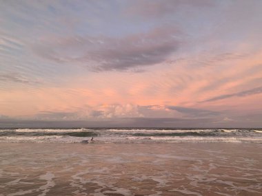 Beautiful Ocean sunset beach  