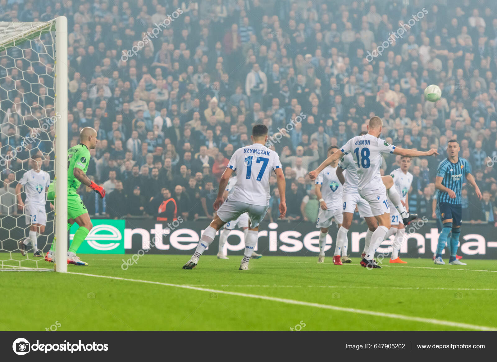 Stockholm Sweden Mar 2023 Djurgardens Dif Kss Lech Poznan Uefa – Stock