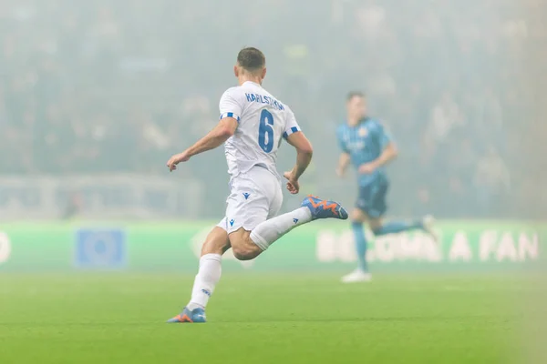 Stockholm Zweden Mar 2023 Djurgardens Dif Kss Lech Poznan Uefa — Stockfoto