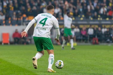 SOLNA, SWEDEN - 16 Nisan 2023: Solna 'daki Friends Arena' da AIK vs Hammarby IF. Nihai sonuç 2-0
