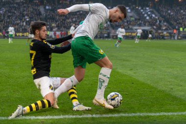 SOLNA, SWEDEN - 16 Nisan 2023: Solna 'daki Friends Arena' da AIK vs Hammarby IF. Nihai sonuç 2-0