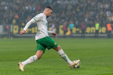 SOLNA, SWEDEN - 16 Nisan 2023: Solna 'daki Friends Arena' da AIK vs Hammarby IF. Nihai sonuç 2-0