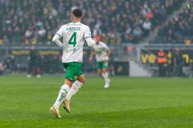 SOLNA, SWEDEN - 16 Nisan 2023: Solna 'daki Friends Arena' da AIK vs Hammarby IF. Nihai sonuç 2-0