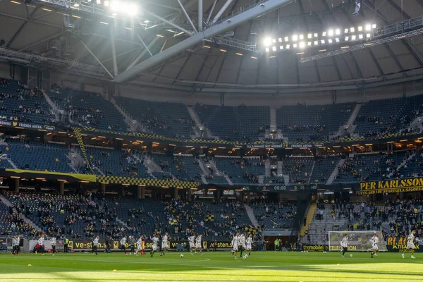 Solna Sweden Apr 2023 Warmup Game Aik Hammarby Friends Arena — Stock Photo, Image