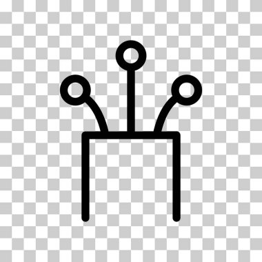 Optik kablo simgesi, teknoloji bilgisi kablo ağı, dijital internet vektör illüstrasyonu .