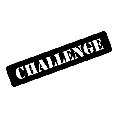 Meydan okuma pul sembolü, etiket etiketi işaret tuşu, metin sancak vektör illüstrasyonu .