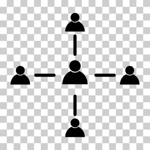 Employee Engagement Community Vector Icon Person Flat Web Symbol Design — стоковый вектор