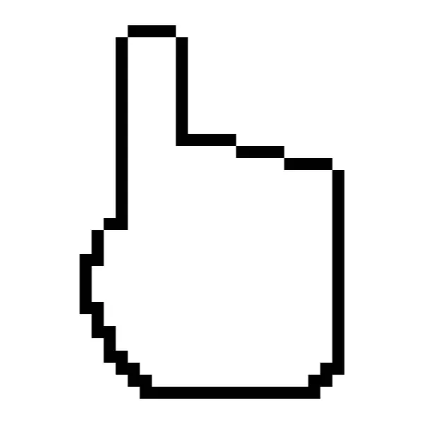 Значок Пикселя Мыши Символ Веб Клика Векторная Иллюстрация Компьютерной Указки — стоковый вектор