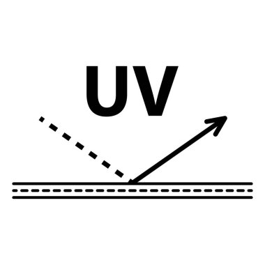 Güneş koruma faktörü simgesi, UV radyasyon bloğu sembolü, güneş cilt vektör illüstrasyonunu korur .
