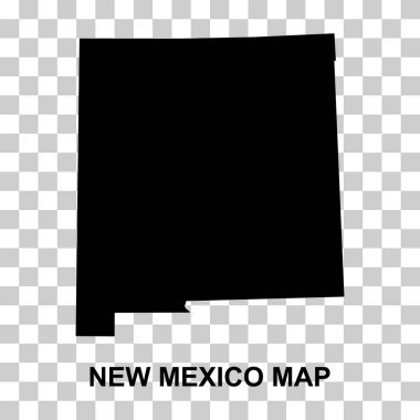 New Mexico map, united states of america. Flat concept icon symbol vector illustration .