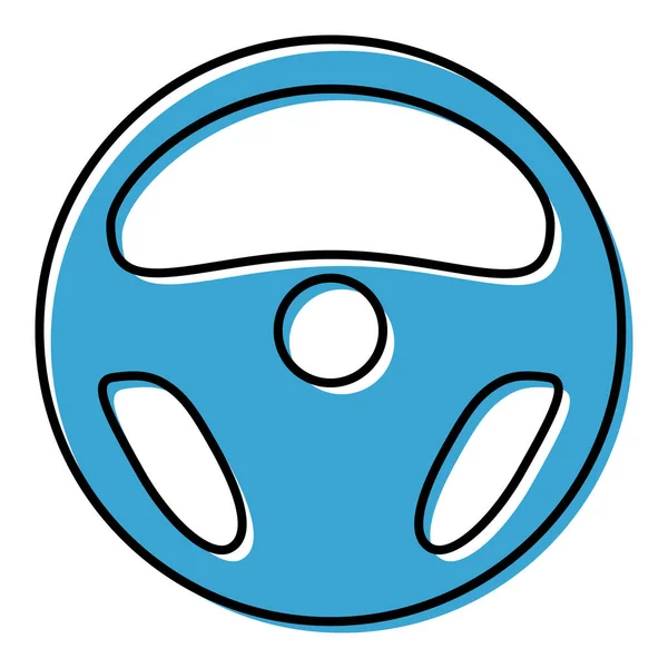 Auto Car Steering Wheel Icon Vehicle Tire Rim Symbol Automotive — Stock Vector