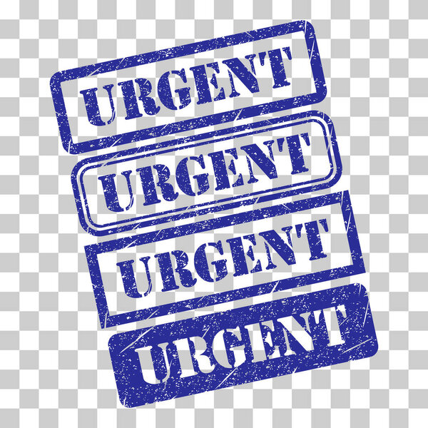 Set of Urgent stamp symbol, label sticker sign button, text banner vector illustration .