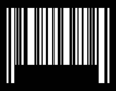 Barcode vector icon. Bar code for web flat design. Isolated illustration .