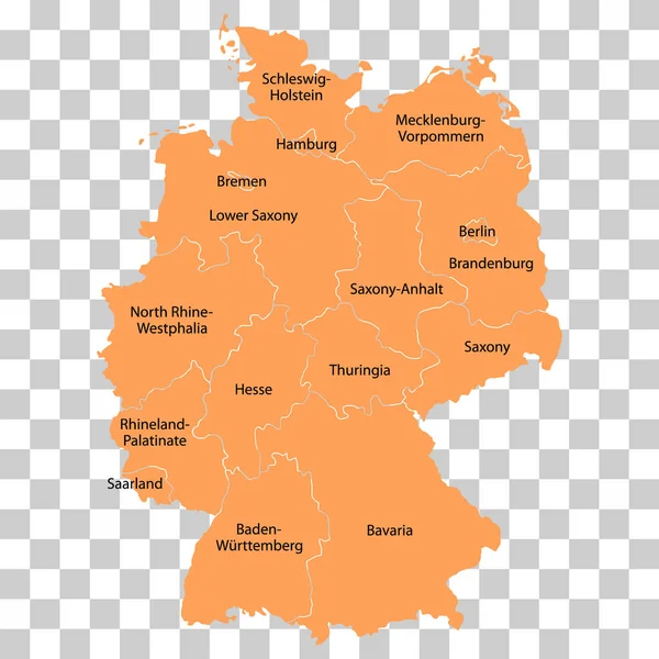 Alemanha Mapa Ícone Geografia Conceito Branco Isolado Gráfico Fundo Vetor —  Vetores de Stock