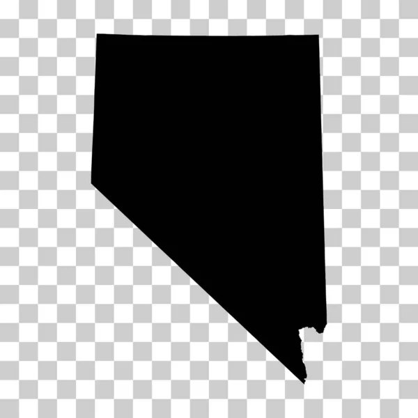Nevada Map Shape United States America Flat Concept Icon Symbol — Stock Vector