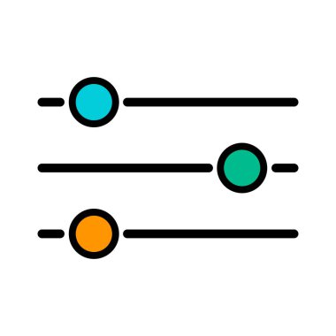 Ses karıştırıcı kontrol simgesi, filtre ses sembolü düğmesi, işaret işareti illüstrasyonunu değiştir .