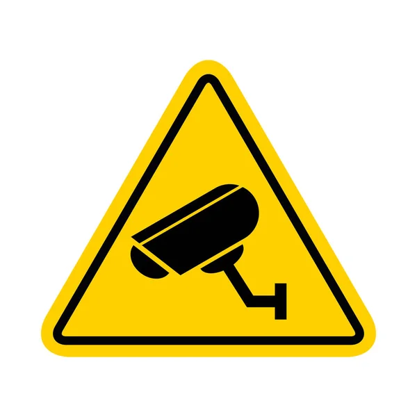 Closed Circuit Fernsehkamerasykone Videoüberwachungsalarm Vektorillustration — Stockvektor