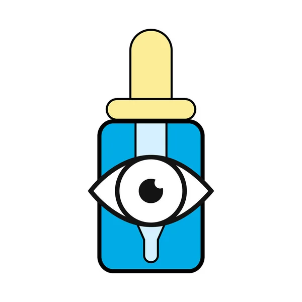 Tropferflüssigkeit Symbol Medizin Gesundheit Werkzeug Web Symbol Test Fluid Design — Stockvektor
