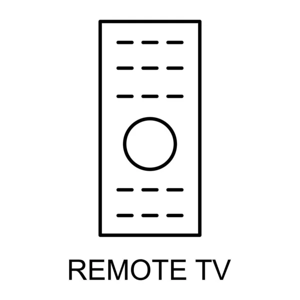 stock vector Remote tv device icon, control technology media television sign, web digital vector illustration .