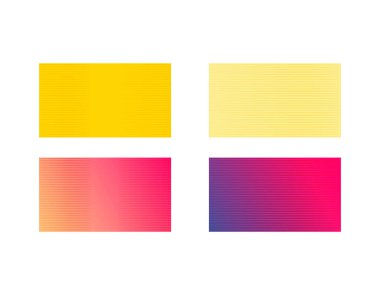 Grafik web arkaplan kümesi, yatay çizgi şablonu, kapak dekor vektör çizimi .