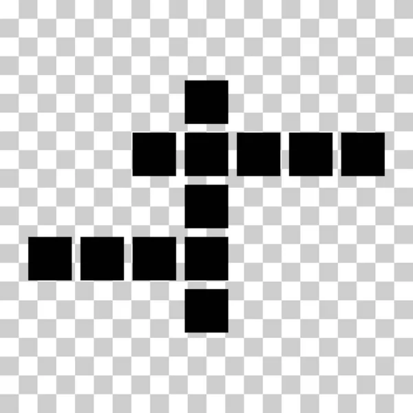 Σταυρόλεξο Εικονίδιο Έννοια Σταυρόλεξο Γραφικό Σύμβολο Web Επίπεδη Διανυσματική Απεικόνιση — Διανυσματικό Αρχείο