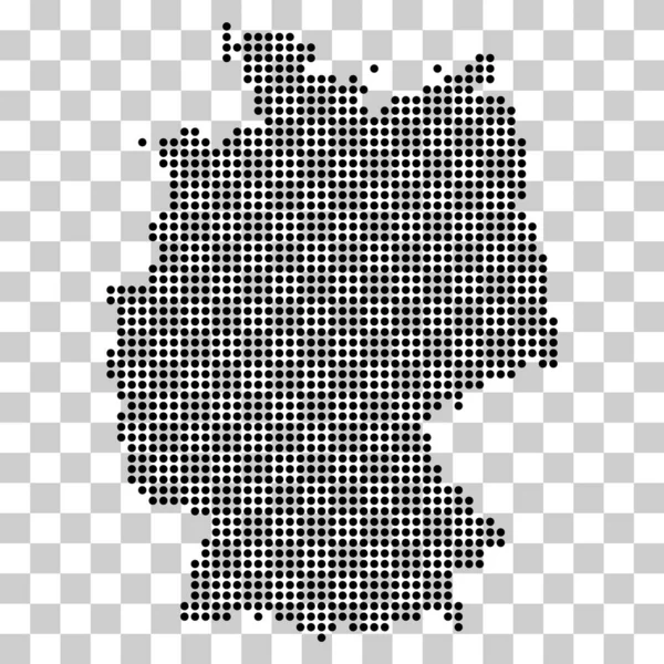 Germania Mappa Icona Geografia Concetto Vuoto Grafica Isolata Sfondo Vettoriale — Vettoriale Stock