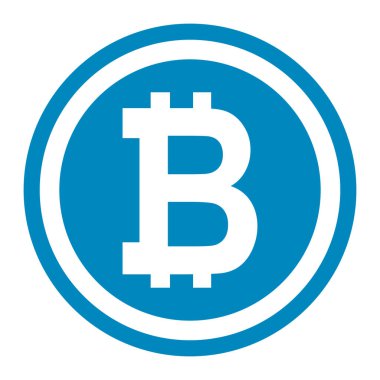 Bitcoin web sikkesi, internet elektronik kripto tasarım sembolü, dijital ödeme vektörü illüstrasyonu .