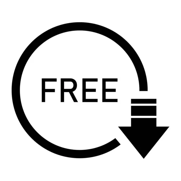 免费的Web按钮标志 促销设计标签图标 免费的业务向量示例 — 图库矢量图片