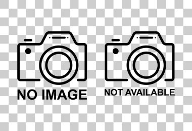 Set of No image vector symbol, missing available icon. No gallery for this moment placeholder .