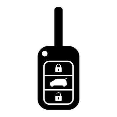 Otomobil anahtarı simgesi, kapı sistemi güvenliği otomobil web tasarımı, kilidi aç vektör illüstrasyonuName .