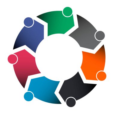 Bilgi yuvarlak diyagramı 8 adım, bilgi grafiksel pasta tasarımı, pazarlama vektörü illüstrasyonu .