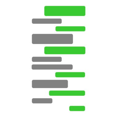 Kısa baloncuk iletisi, sohbet konuşması, arayüz vektör çizimi .