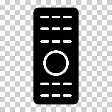 Uzak TV aygıtı simgesi, kontrol teknolojisi medya televizyon işareti, web dijital vektör illüstrasyonu .