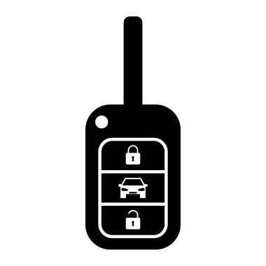 Otomobil anahtarı simgesi, kapı sistemi güvenliği otomobil web tasarımı, kilidi aç vektör illüstrasyonuName .