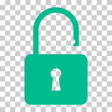 Klasik tasarım simgesini kilitle, anahtar deliği ağ düğmesi şekli, güvenli vektör çizimi .