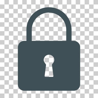 Klasik tasarım simgesini kilitle, anahtar deliği ağ düğmesi şekli, güvenli vektör çizimi .