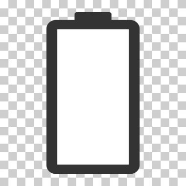 Güç teknolojisi simgesi, pil ağ şekli tasarımı, enerji seviyesi vektör çizimi .