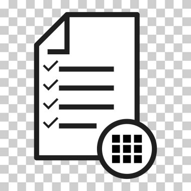 Uyum simgesi işareti olarak, şirket denetim sembolünü geçti, tam onay işareti vektörü .