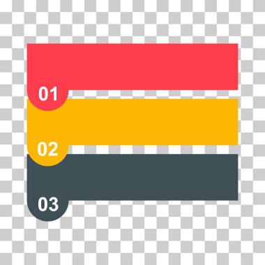 Üç adım dikey enfografik diyagram, iş bilgisi tasarımı, grafik vektör illüstrasyonu .