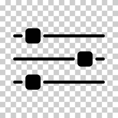 Ses karıştırıcı kontrol simgesi, filtre ses sembolü düğmesi, işaret işareti illüstrasyonunu değiştir .