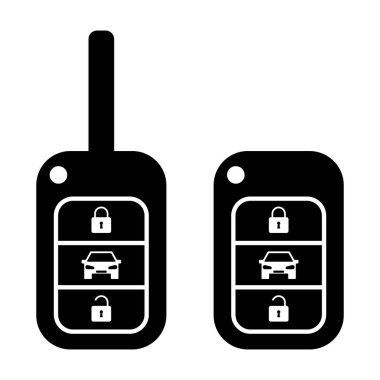 Otomobil anahtarı simgesi, kapı sistemi otomobil güvenliği web tasarımı, kilidi aç vektör illüstrasyonuName .