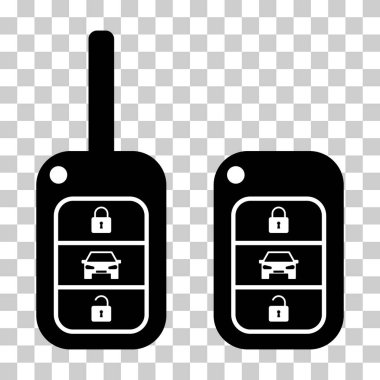 Otomobil anahtarı simgesi, kapı sistemi otomobil güvenliği web tasarımı, kilidi aç vektör illüstrasyonuName .