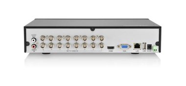 İzole edilmiş güvenlik sistemleri için DVR arka görünümü