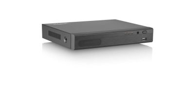 İzole edilmiş güvenlik sistemleri için DVR 'ın yan görünümü