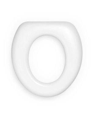 İzole çocuklar için beyaz klozet kapağı indirgeyicisi