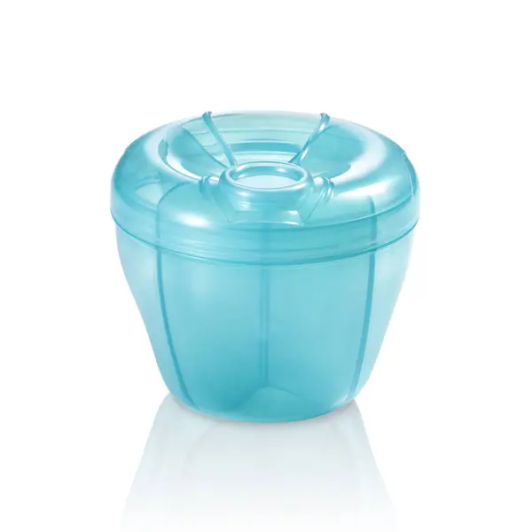Blue Plastic Food Jar Design Isolated — Stock Photo, Image