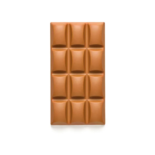 Lezzetli karamelli çikolata, izole, gölgeli..