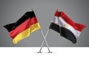 Almanya ve Mısır 'ın İki Dalgalı Bayrağı, Alman ve Mısır İlişkilerinin İşareti
